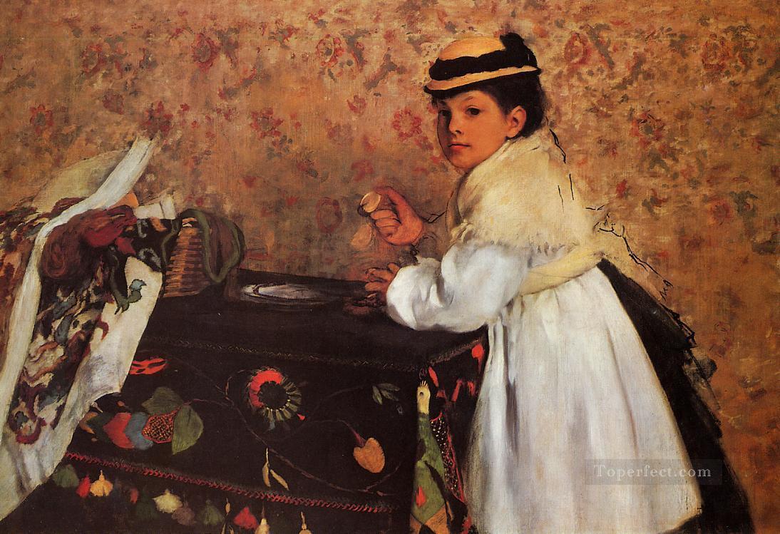 Hortense Valpin Edgar Degas Oil Paintings